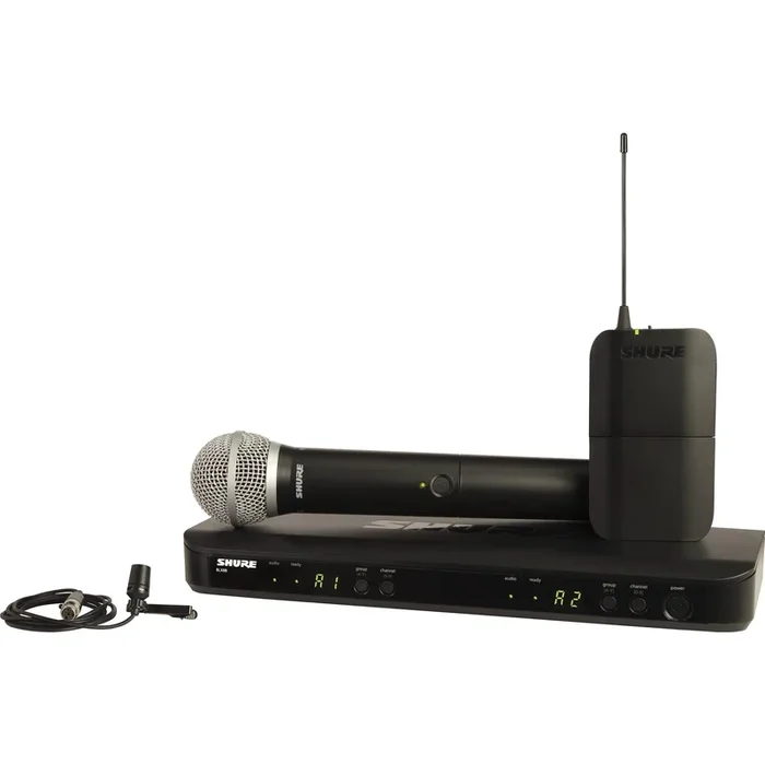 Shure BLX1288/CVL Dual Channel Combo Wireless System – H9 Frequency
