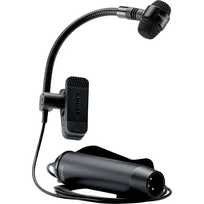 Shure PGA98H-XLR Cardioid Condenser Gooseneck Instrument Mic w/ 15ft. XLR Cable