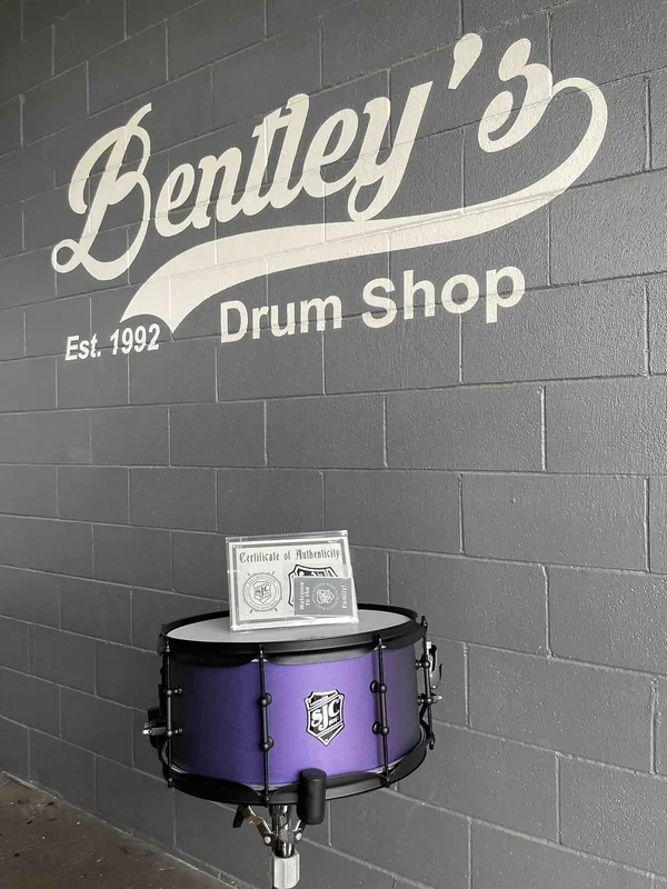 SJC Pathfinder Series 6.5×14 Snare Drum in Purple Glimmer w/ Matte Black Hardware *IN STOCK*