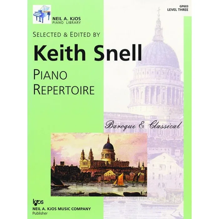 Snell, Keith – Piano Repertoire Baroque & Classical – Level 3