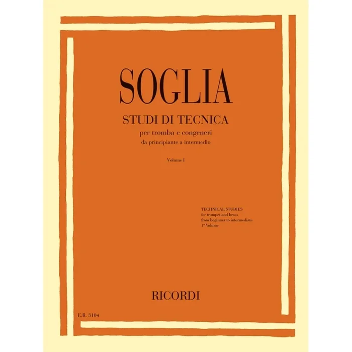 Soglia, Renato – Studi di tecnica per tromba e congeneri Vol. 1