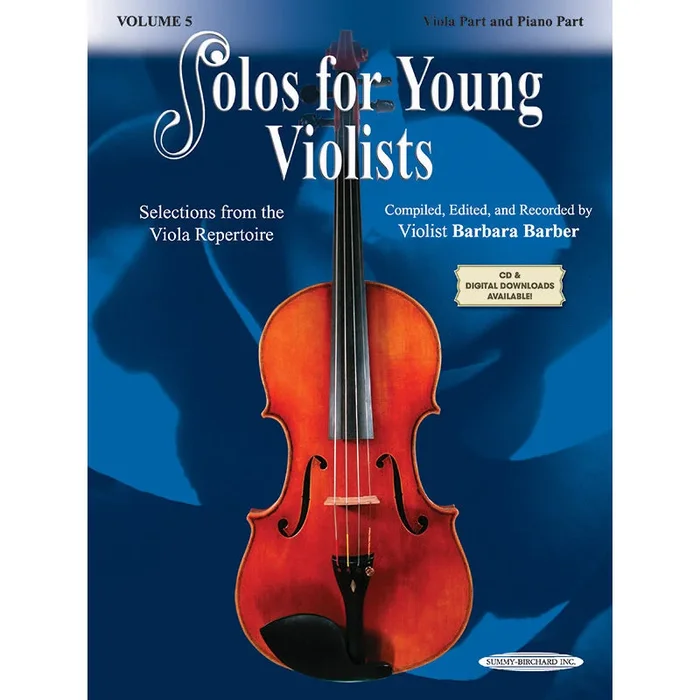 Solos pour jeunes altistes, partie d’alto et piano, volume 5