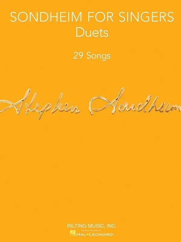 Sondheim For Singers Duets (Softcover Book)