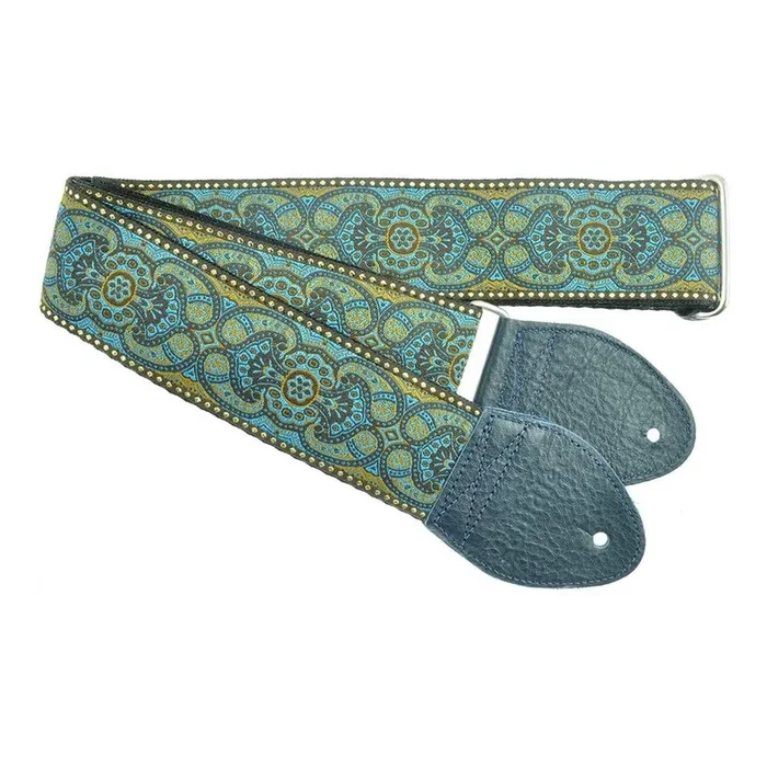 Souldier USA Guitar Strap 2in – Arabesque Turquoise