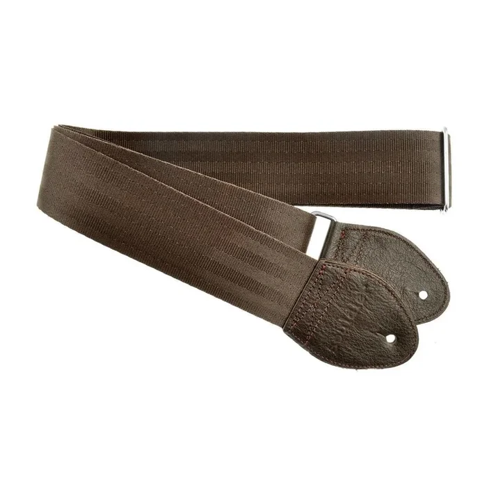 Souldier USA Guitar Strap 2in – Plain Seatbelt Brown