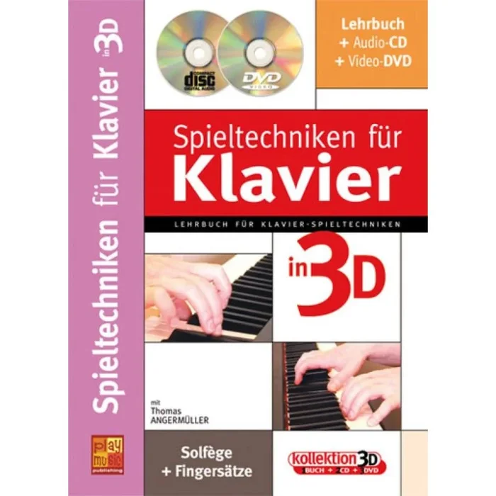 Spieltechniken für Klavier in 3D