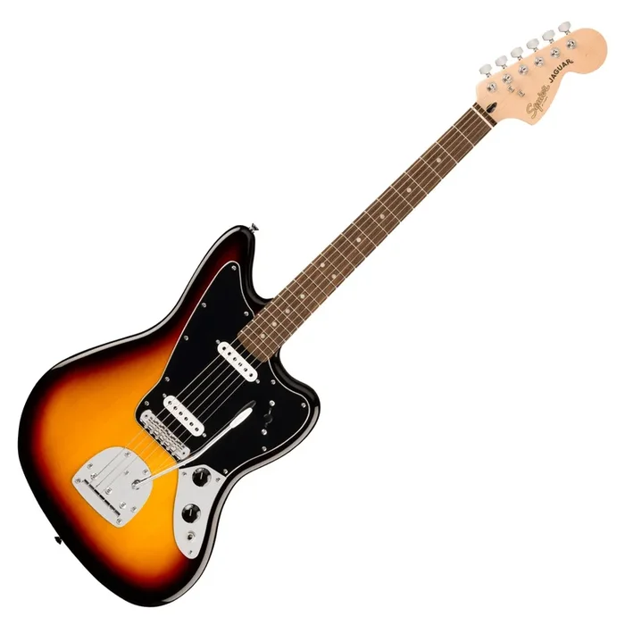 Squier Affinity Jaguar Electric Guitar in 3 Colour Sunburst – 0378401500