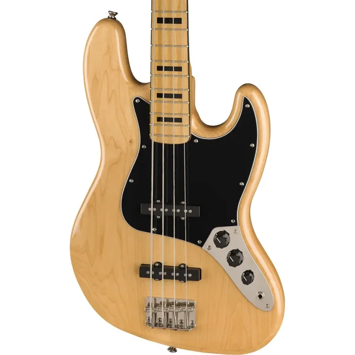 Squier by Fender Classic Vibe 70’s Jazz Bass Guitar – Maple – Natural