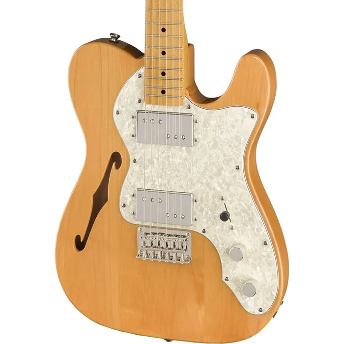 Squier by Fender Classic Vibe 70’s Telecaster Thinline Guitar – Maple – Natural