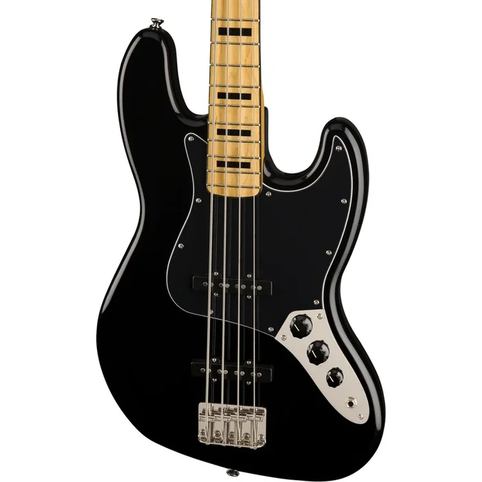 Squier Classic Vibe ’70s Jazz Bass Guitar – Maple Fingerboard, Black