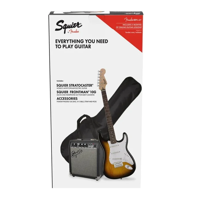 Squier Strat Pack – Frontman 10G – Sunburst