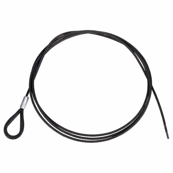 Stairville Steelwire Safety 300cm/5mm Bk