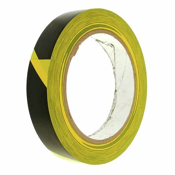 Stairville Warning Tape 19 Black/Yellow