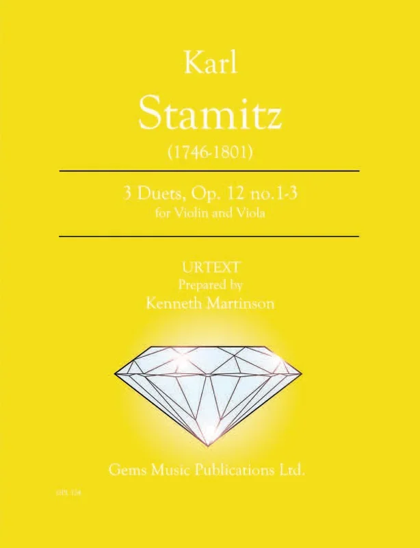 Stamitz: 3 Duets for Violin and Viola, Op. 12