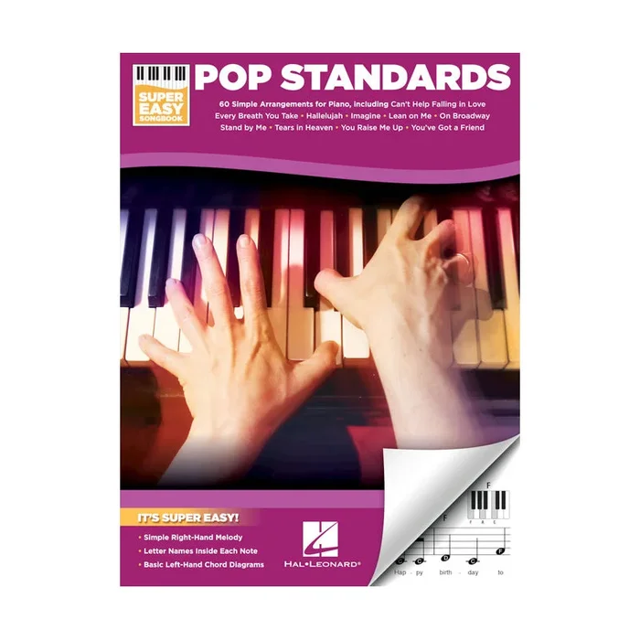 Standards pop – Recueil de chansons super faciles
