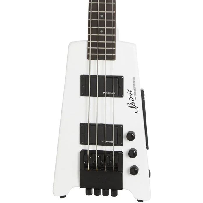 Steinberger Spirit XT-2 Standard 4-String Bass – White (Including Gig Bag)