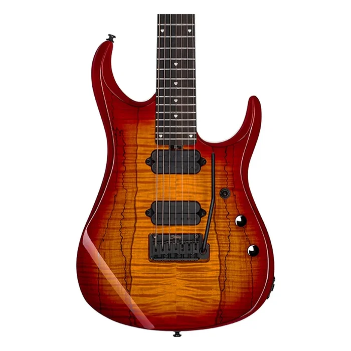 Sterling by Music Man John Petrucci Dimarzio 7-string – Blood Orange Burst
