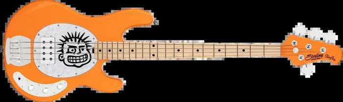 Sterling By Music Man Mike Herrera Signature StingRay Electric Bass Guitar – Orange Creamsicle