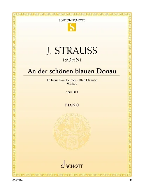 Strauß (Son), Johann : Strauß (Son), Johann : Frühlingsstimmen, Waltz – violin and piano – Schott Digital