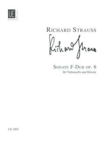 Strauss : Sonata F Major: Cello & Piano (Universal)