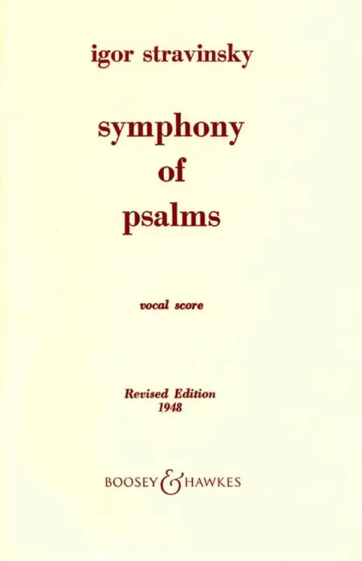 Stravinsky: Symphony of Psalms