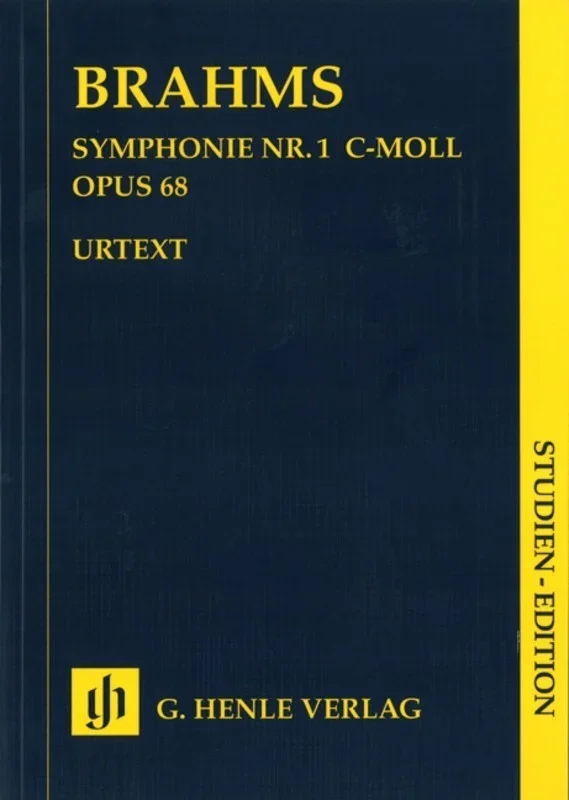 Symphony No 1 Op 68 C Min Urtext (Music Score) Book