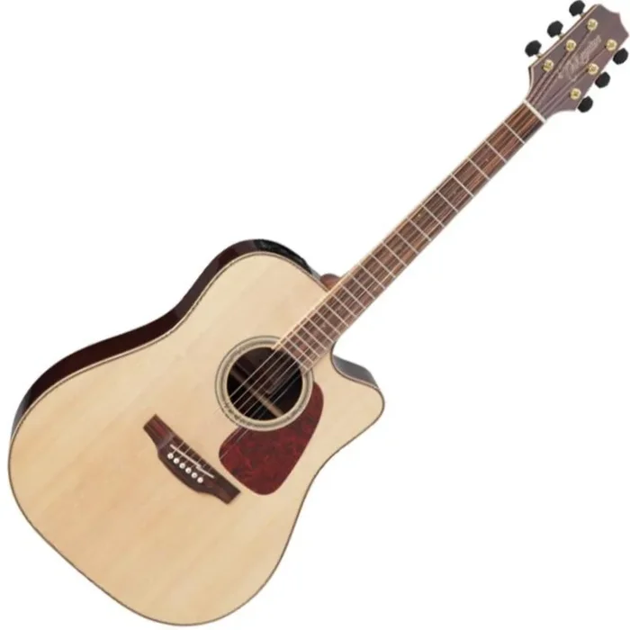 Takamine G 90 Series Dreadnaught Acoustic Electric in Natural w/Semi hard Case – GD93CENAT