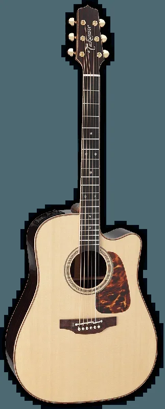 Takamine JTAKP7DC Pro Series All Solid Dread A/E Guitar (Natural)