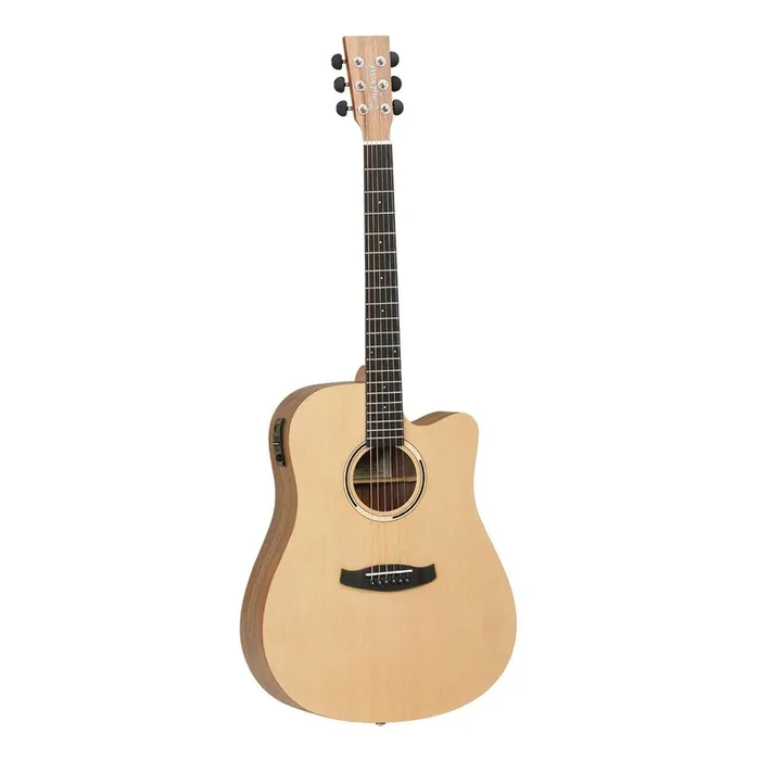 Tanglewood TDBTDCEHR Discovery Exotic Dreadnought Acoustic Guitar – Hawaiian Rainwood