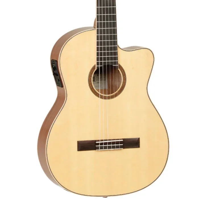 Tanglewood TWEMDC6 Enredo Madera Dominar Classical Cutaway Guitar with Fishman Preamp