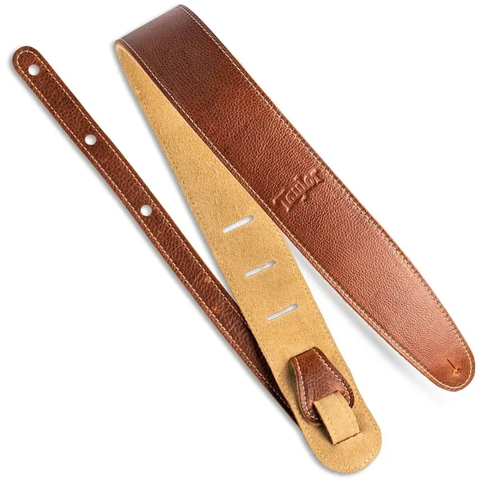Taylor 2.5 Inch Medium Brown Leather Suede Back Strap – 410025