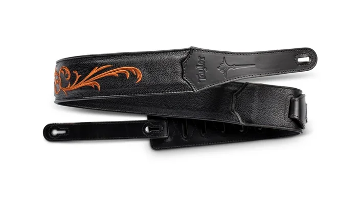 Taylor 411925 2.5 ” Pres Series Nouveau Black Leather Strap