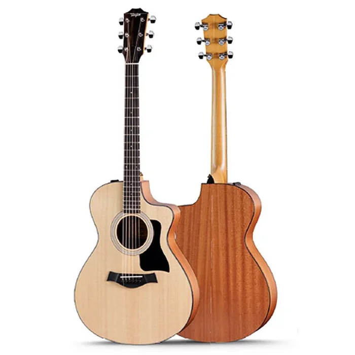 Taylor NOS 112ce Grand Concert Spruce Top Layered Sapele Back/Sides Acoustic Electric Cutaway w/Gigbag – NOS112CE