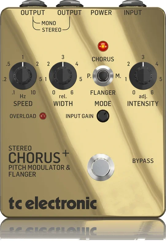 TC Electronic SCF GOLD SE Special Edition SCF Stereo Chorus Flanger Pedal