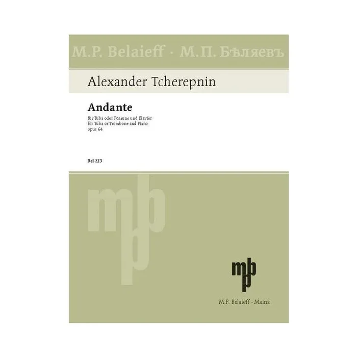 Tcherepnin, Alexander – Andante op. 64
