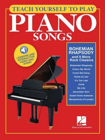 Teach Yourself To Play Piano Songs: Bohemian Rhapsody And 9 More Rock Classics Book & Onli