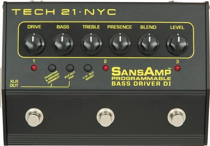 Tech 21 PBDR Sans Amp Programmable Bass DI