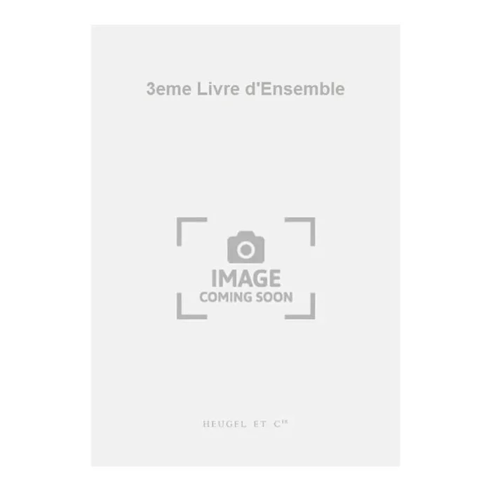 Telemann, Georg Philipp – 3eme Livre d’Ensemble