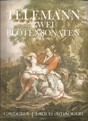 Telemann : Zwei Sonaten: Flute & Piano (Broekmans)