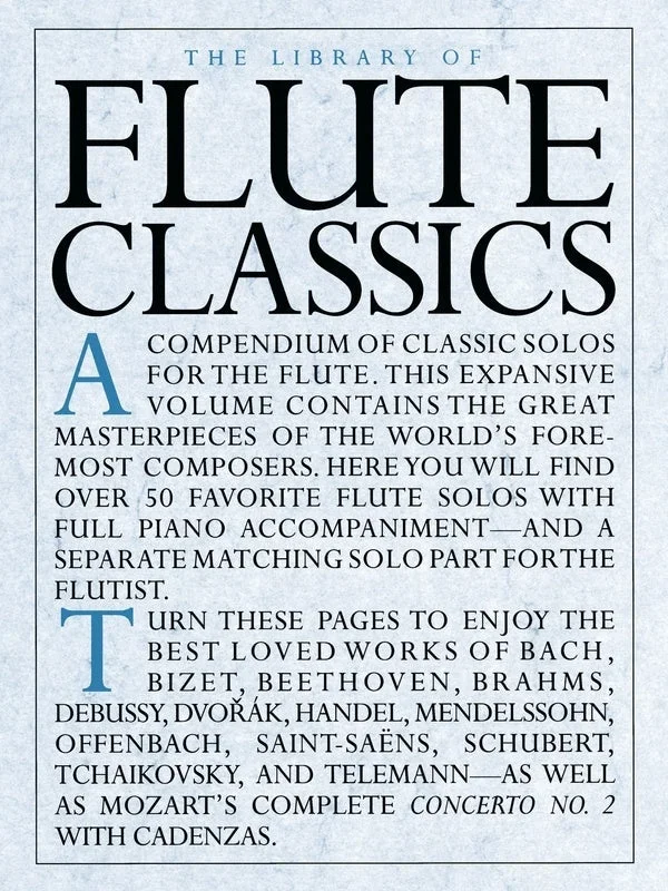 The Library of Flute Classics – Flute/Piano