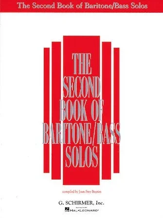 The Second Book of Baritone/Bass Solos
