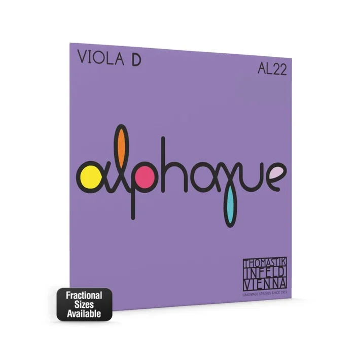 Thomastik AL22 Alphayue Viola ‘D’ String – Synthetic Core, Chrome Wound, Medium