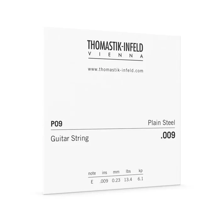 Thomastik DTP09G .009 Brass Plated Steel Single String for Acoustic Guitar
