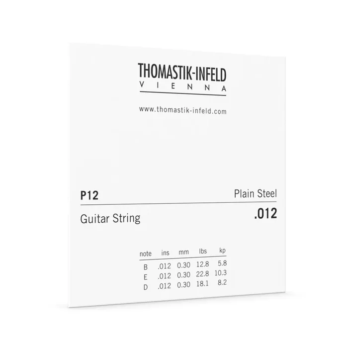Thomastik DTP12 Brass Plated Steel .012 Gauge Single String for Guitar
