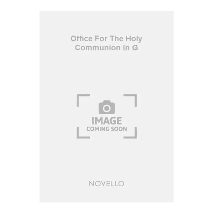 Thorne, Edward H. – Office For The Holy Communion In G
