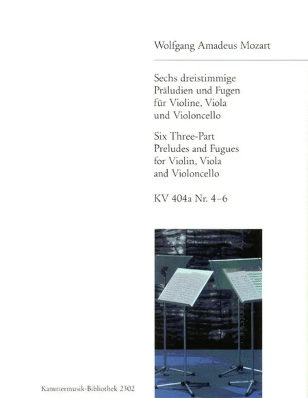 Three Part Preludes And Fugues K 404A 4-6 Str Tr