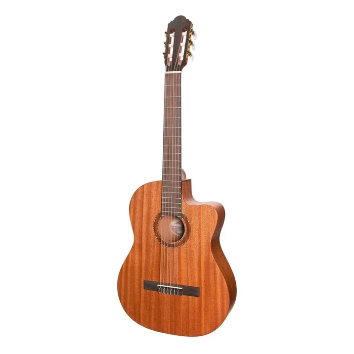 Timberidge ‘Messenger Series’ Solid Mahogany Top Classical Cutaway Acoustic-Electric Guitar (Natural Satin)