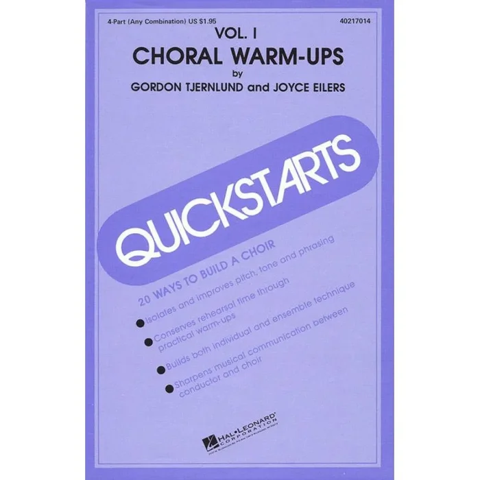 Tjernlund & Eilers – Quickstarts Choral Warm-Ups (Vol. I)