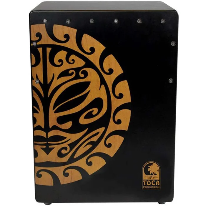 Toca Cajon Extended Range Bass Reflex Tigermask Pattern – TCAJERTM