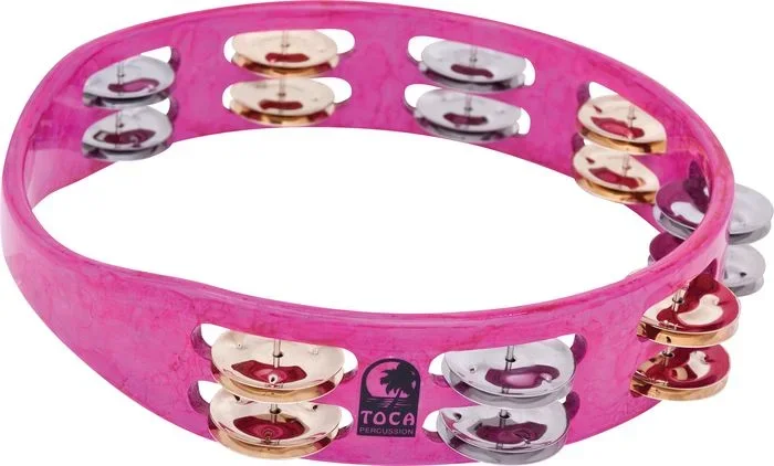 Toca Colorsound Tambourine in Pink